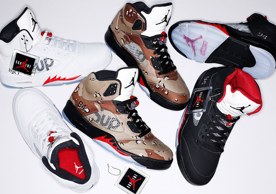 Supreme Confirms Release Date For Air Jordan 5 Collaboration