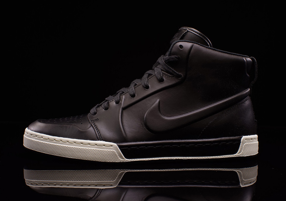 Air Royal Mid Vt Black Leather 2