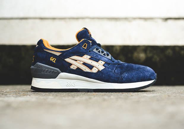 Asics Gel Respector Premium Casual Pack Navy Orange 1