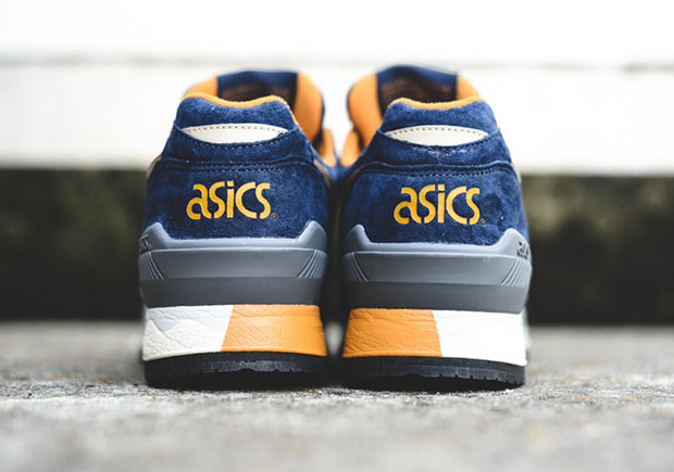 Asics Gel Respector Premium Casual Pack Navy Orange 4