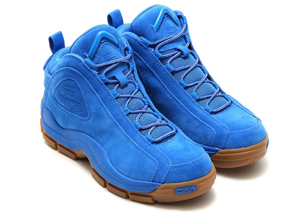 Atmos Fila 96 Blue Brown Suede 2