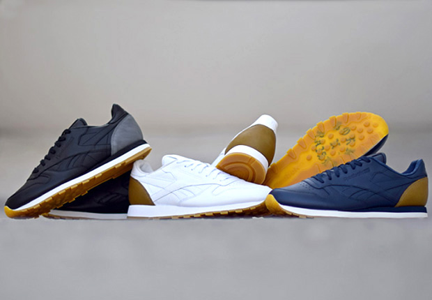 Born Raised Reebok Classic Leather White Black Navy 1