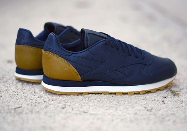 Born Raised Reebok Classic Leather White Black Navy 6