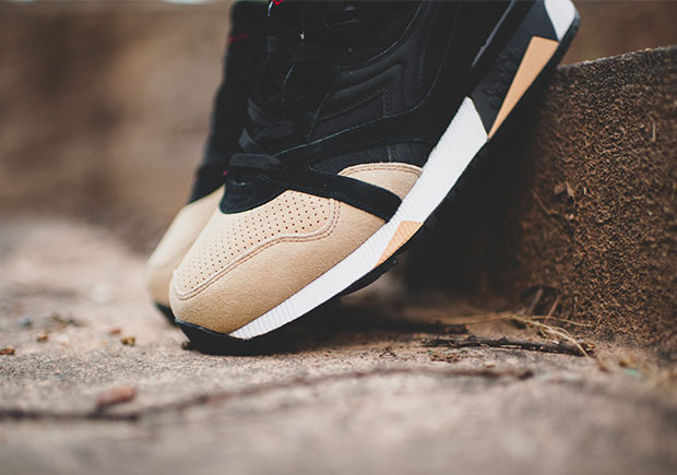 Diadora N9000 Black Tan 3