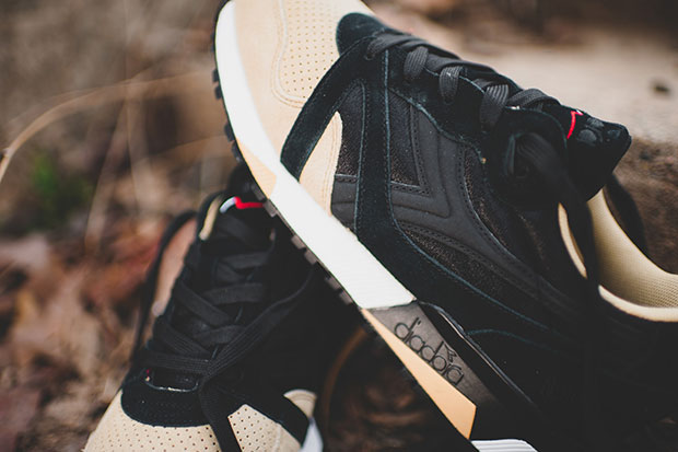 Diadora N9000 Black Tan 6