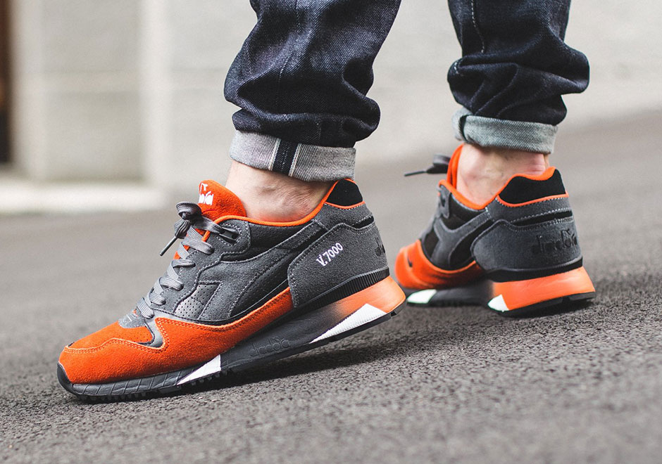 Diadora V 7000 Premium Orange Grey 1