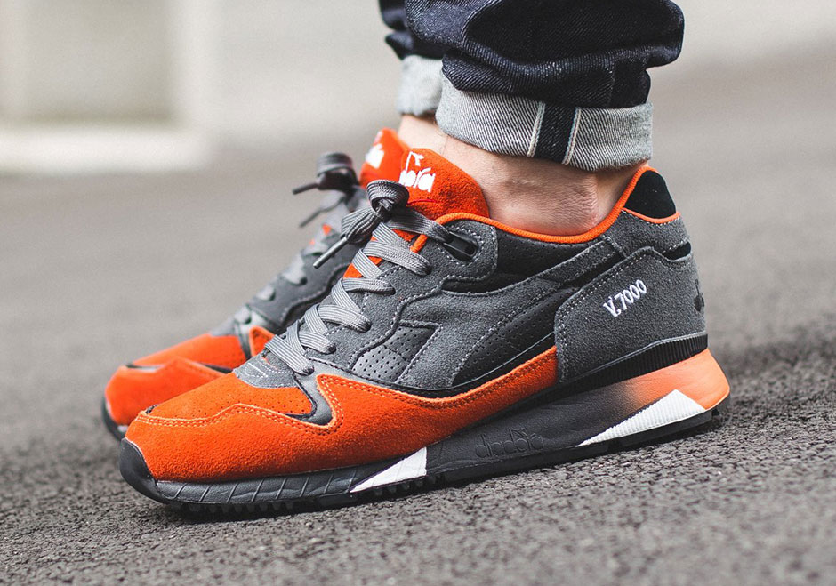 Diadora V 7000 Premium Orange Grey 3