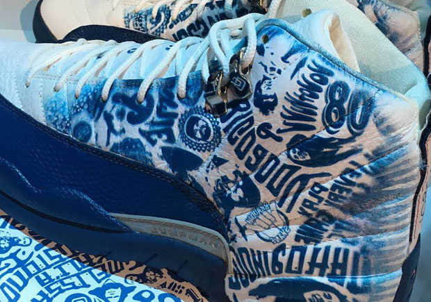 Mark Smith Made A Special Air Jordan 12 For Shane Victorino