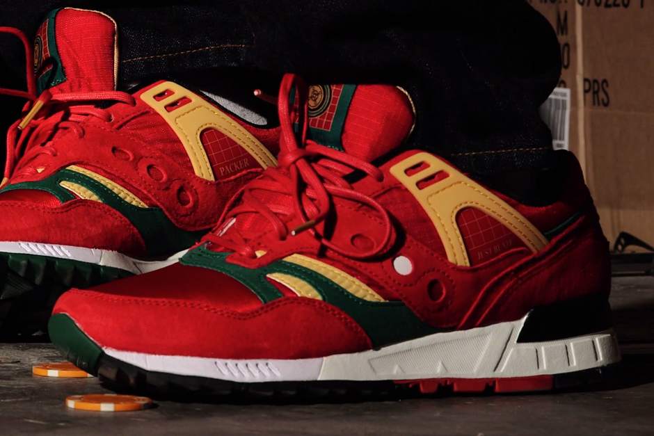 Just Blaze Teams Up With Packer Shoes for the Saucony Grid SD "Casino"