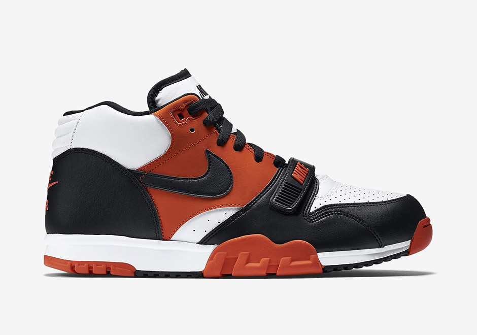 Nike Air Trainer 1 Mid 317554 800 Black White Orange 1