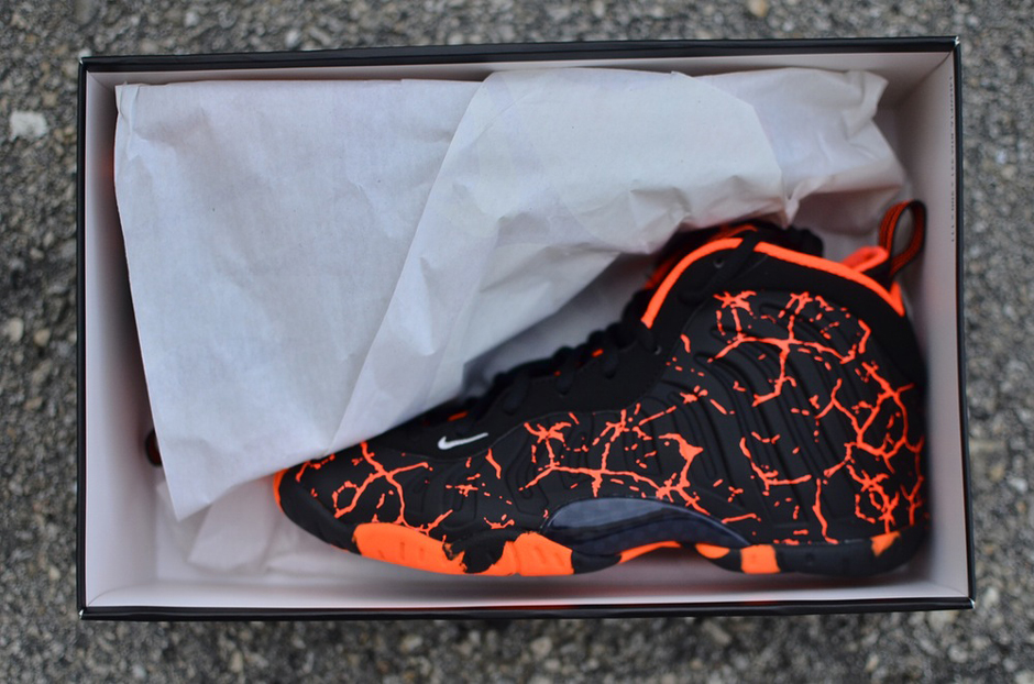 Nike Air Foamposite One Gs Magma Releasing 05