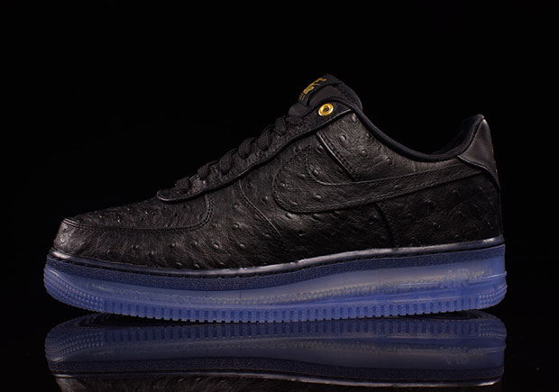 Nike Air Force 1 Cmft Lux Black Ostrich 1