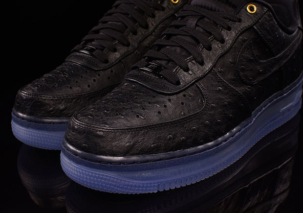 Nike Air Force 1 Cmft Lux Black Ostrich 3