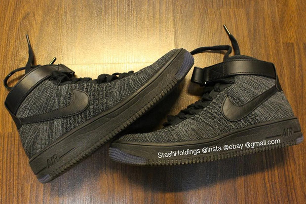 Nike Air Force 1 Flyknit Black Fall 2015