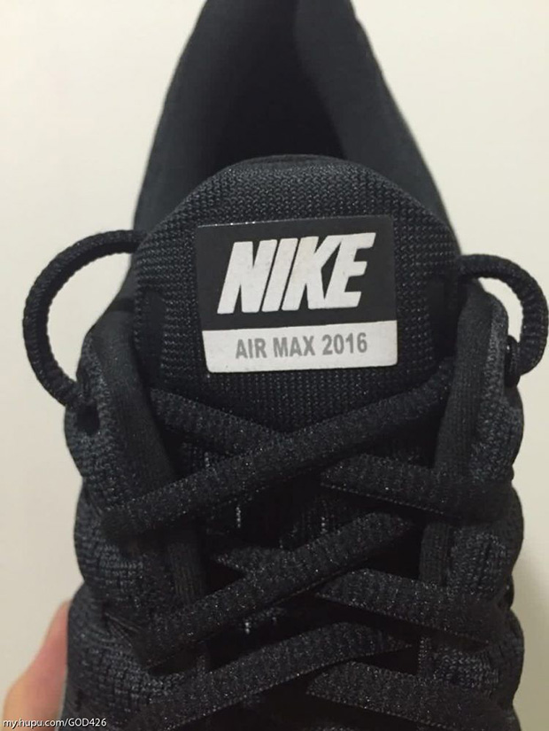 Nike Air Max 2016 Black Preview 6