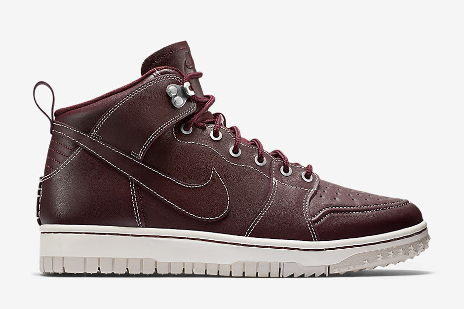 Nike Dunk Cmft Sneakerboot Brown Leather 02