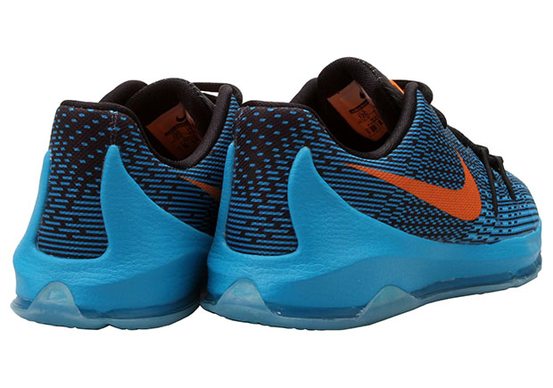Nike Kd 8 Okc Preschool Basketball Shoe Blue Citrus 5