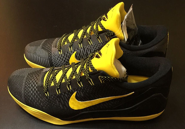 Nike Kobe 10 Elite Pe Black Grey Yellow 2