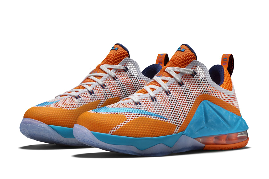 Nike Lebron 12 Low Gs Cavs 90s Colorway 01