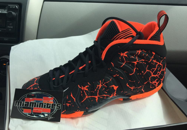 Nike Little Foamposite Hot Lava Release Date 02