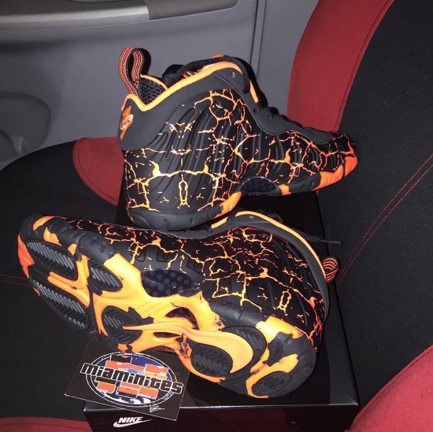 Nike Little Foamposite Hot Lava Release Date 03