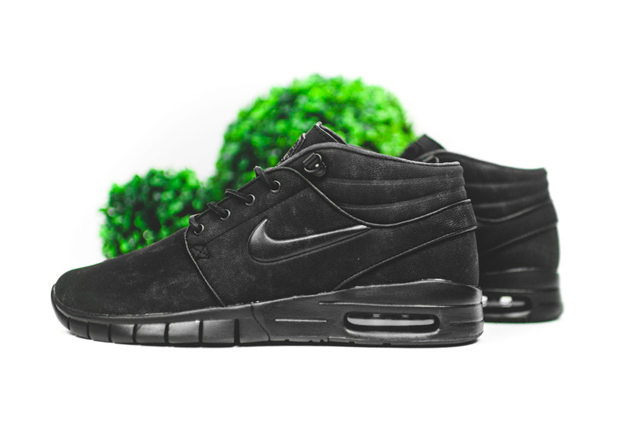 Nike Sb Stefan Janoski Max Mid Triple Black 03