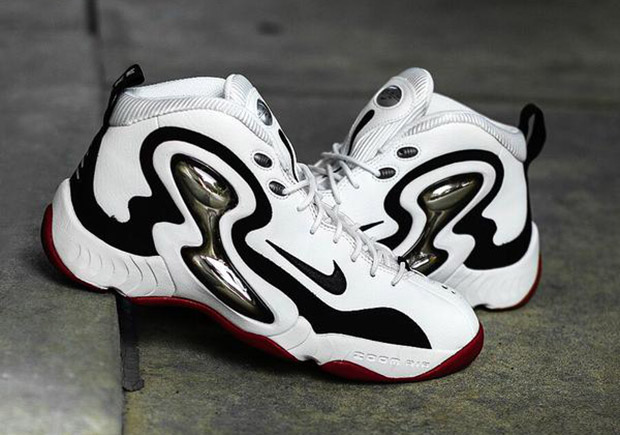 Nike Zoom Hawk Flight Retro White Black Red 0