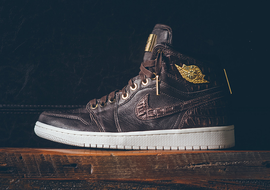 Pinnacle Jordan 1 Brown Croc 11