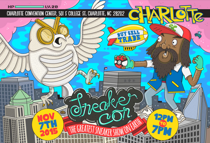 Sneaker Con Returns To Charlotte November 7th, 2015