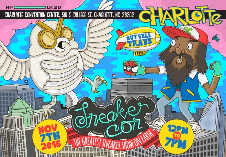 Sneaker Con Returns To Charlotte November 7th, 2015