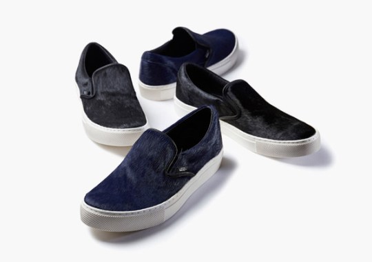 SOPHNET. Tokyo Celebrates 16th Anniversary With Cowhide Vans Slip-Ons