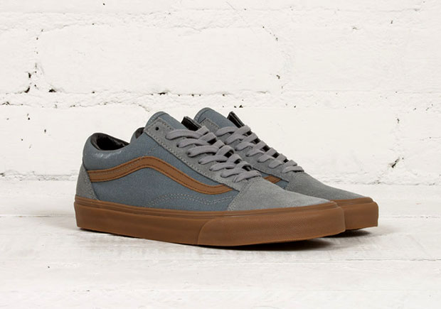 Vans Old Skool Gum Sole Stripe Grey 11