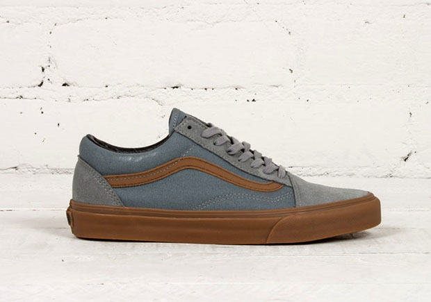 Vans Old Skool Gum Sole Stripe Grey 22