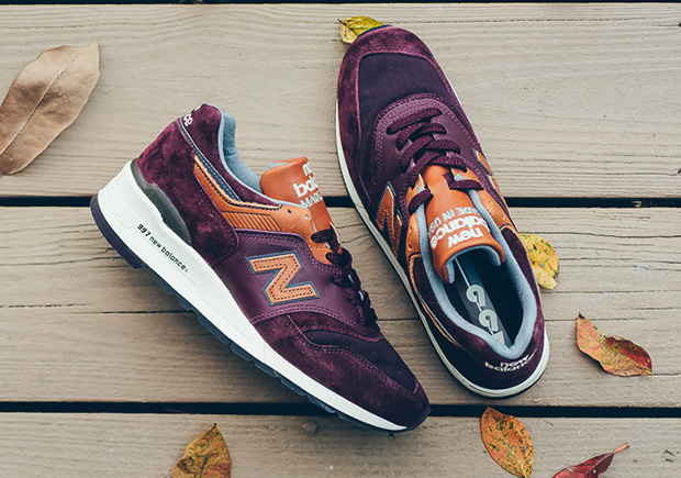 New Balance M997 Maroon Brown Retro Ski 2