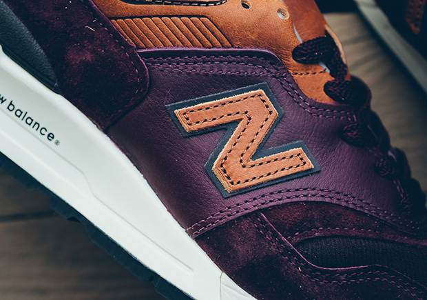 New Balance M997 Maroon Brown Retro Ski 4