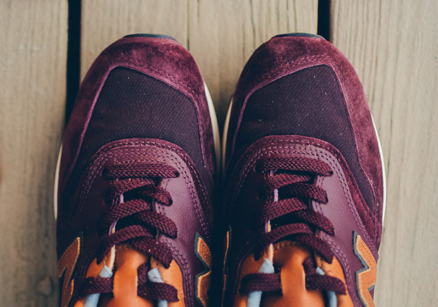 New Balance M997 Maroon Brown Retro Ski 5