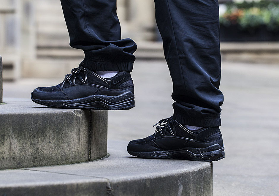 The Nike Air Huarache Light Goes All-Black...Almost