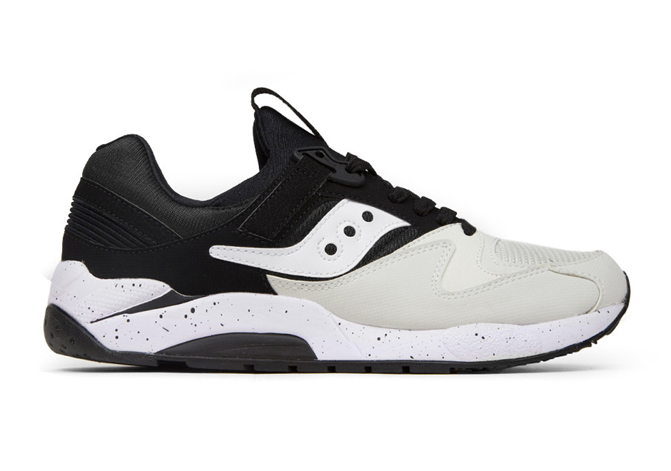 Saucony Grid 9000 Hallowed White Black