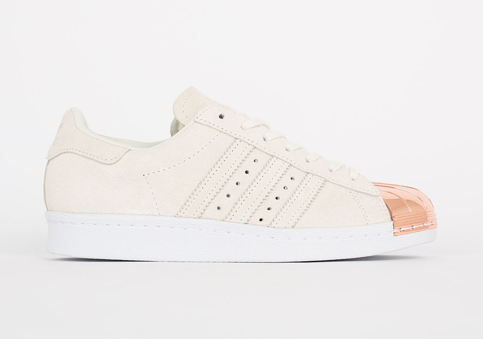 Adidas Superstar Metal Toe Beige Bronze 1