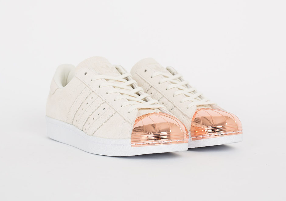 Adidas Superstar Metal Toe Beige Bronze 3