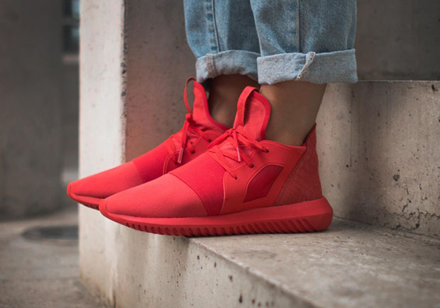 Adidas Tubular Defiant Womens Lush Red 2