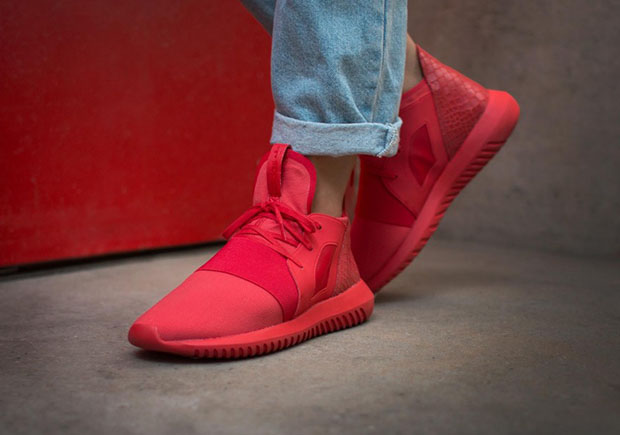 Adidas Tubular Defiant Womens Lush Red 3