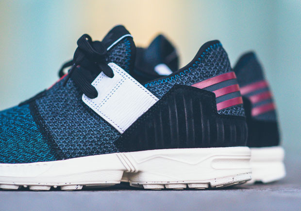 Adidas Zx Flux Plus Blue Black Red 1