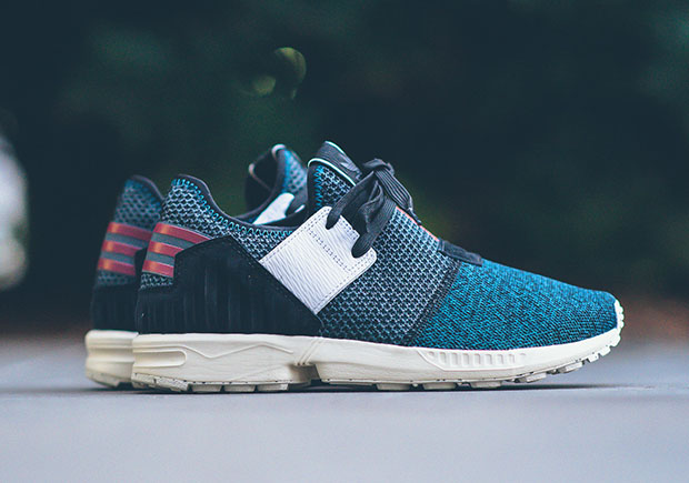 Adidas Zx Flux Plus Blue Black Red 2