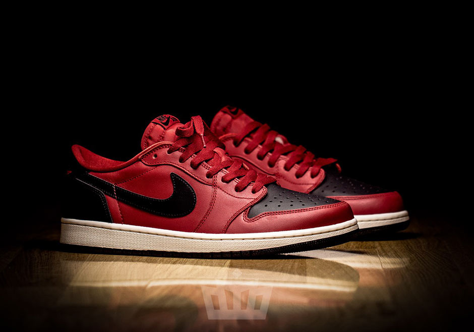 Air Jordan 1 Low Og Gym Red Black 2