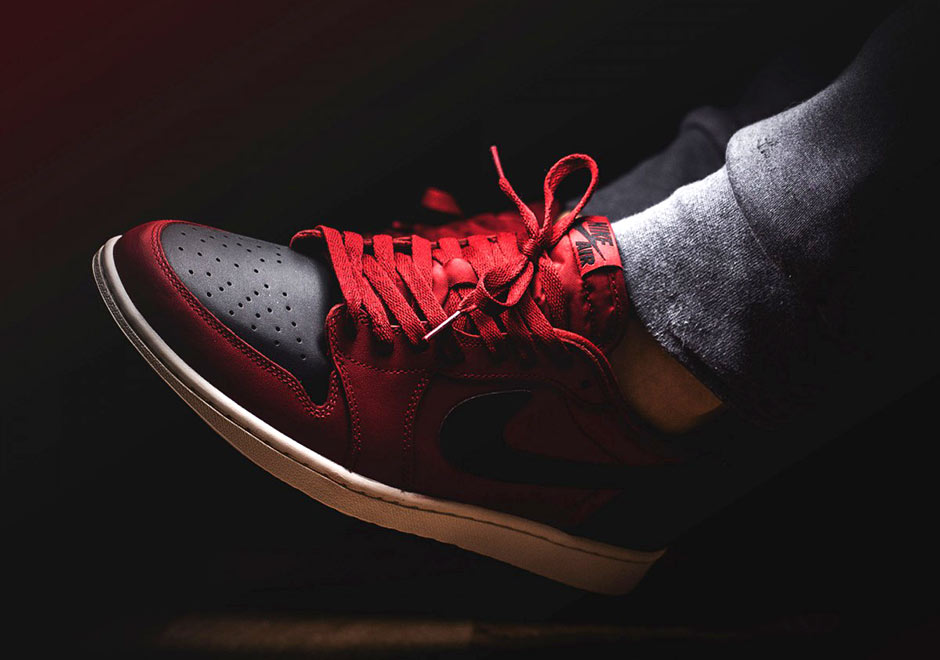 Air Jordan 1 Low Og Gym Red Black