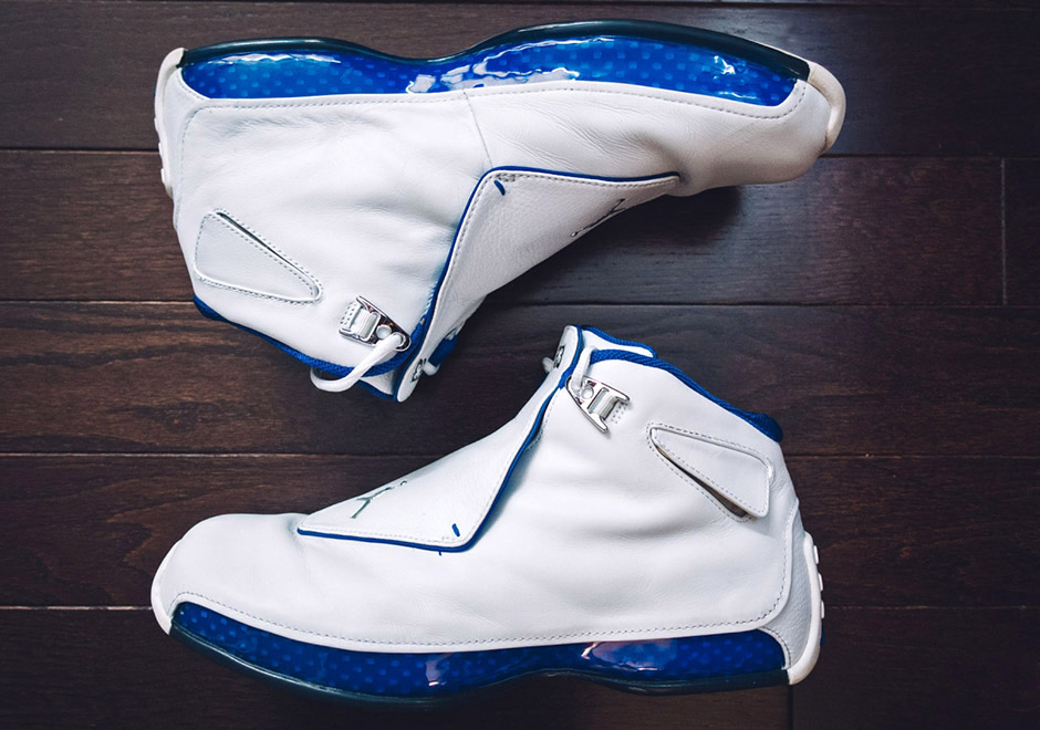 Air Jordan 18 White Sport Royal