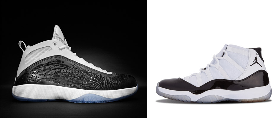 Air Jordan 2011 11 Comparison