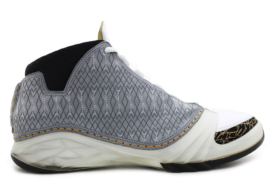 Air Jordan 23 Whitestealth Black Mtllc Gold H 2