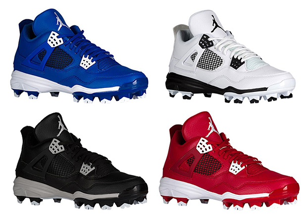 Four Air Jordan 4 Baseball Cleats Are Available Now